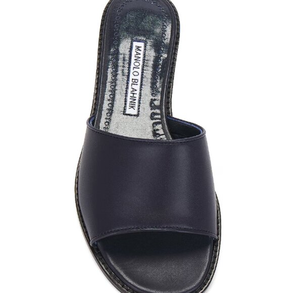 Manolo Blahnik Flat Sandals - Picture 1 of 9